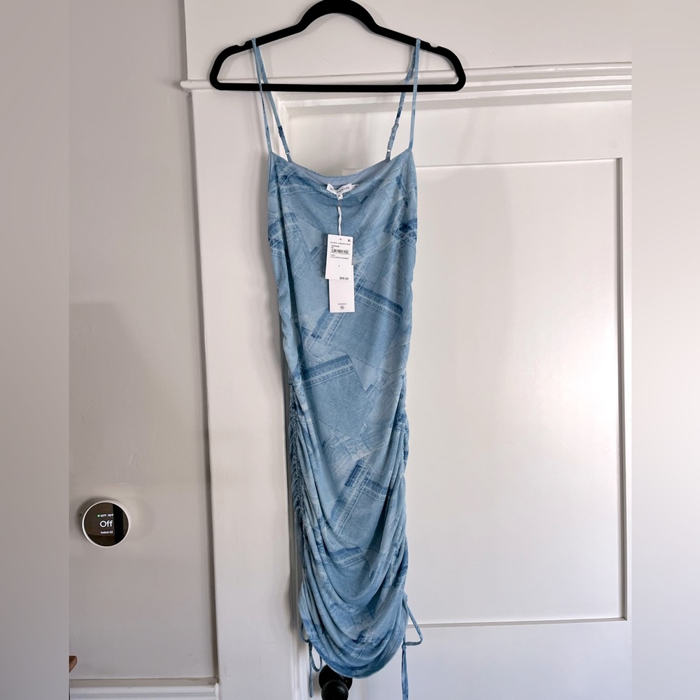 Good American Ruched Mini Dress